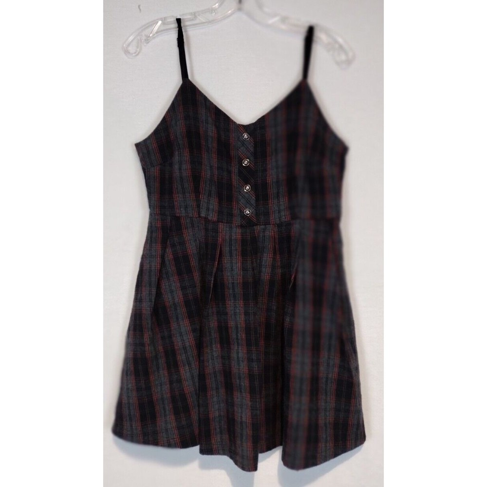 Sailor Moon Plaid Spaghetti Strap Dress Size XL